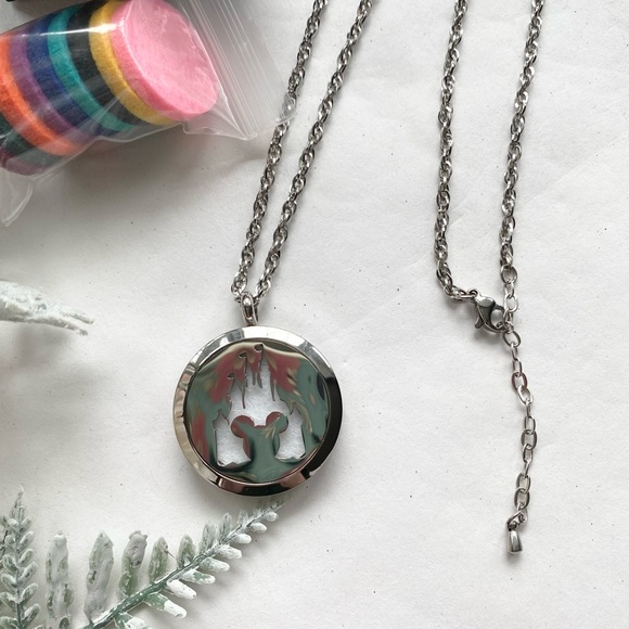 Disney Aromatherapy Essential Oils Necklace | Mickey Mouse Diffuser Necklace - Picture 5 of 6